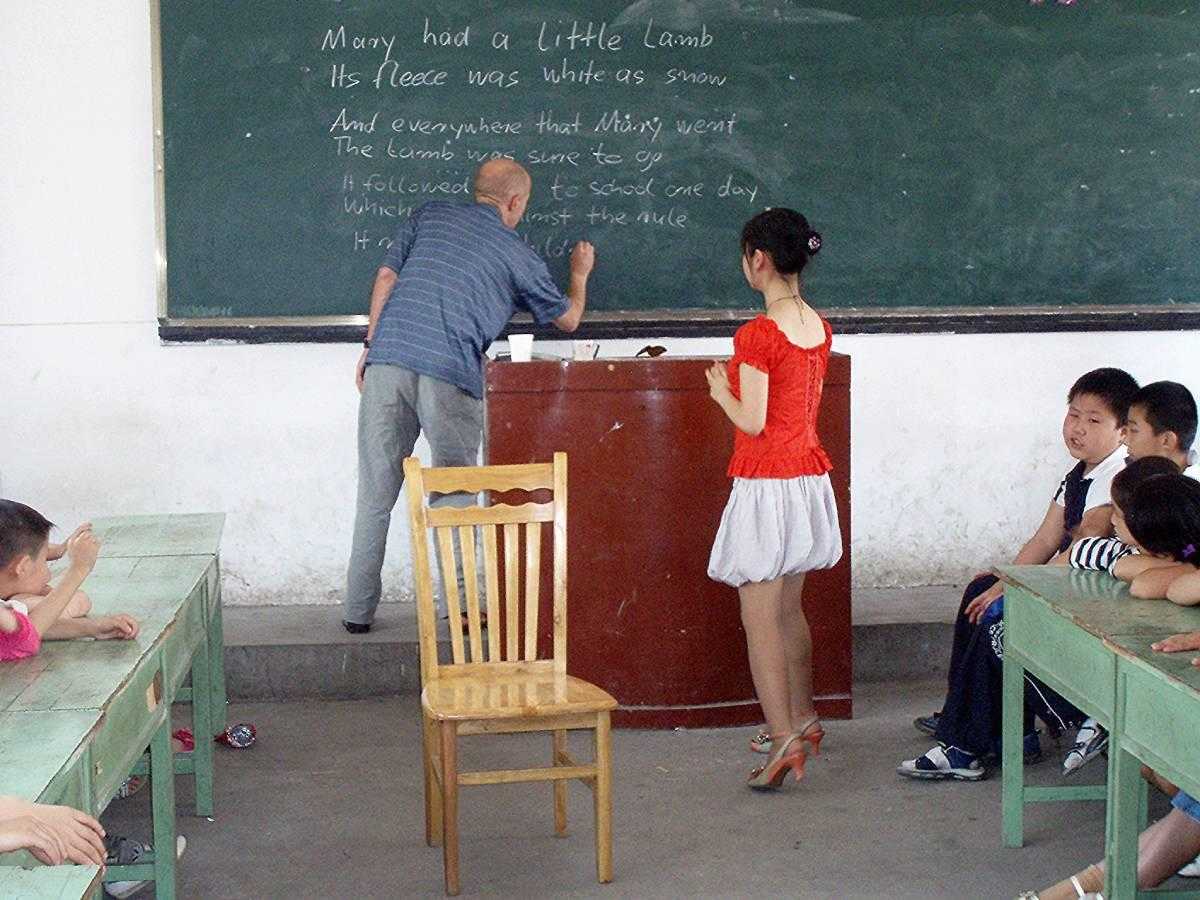 Учитель английского в Китае