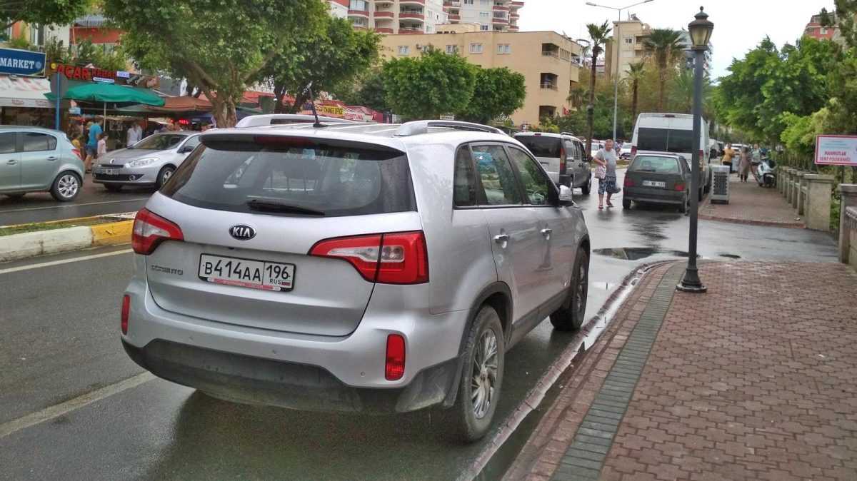 Авто с российскими номерами в Турции