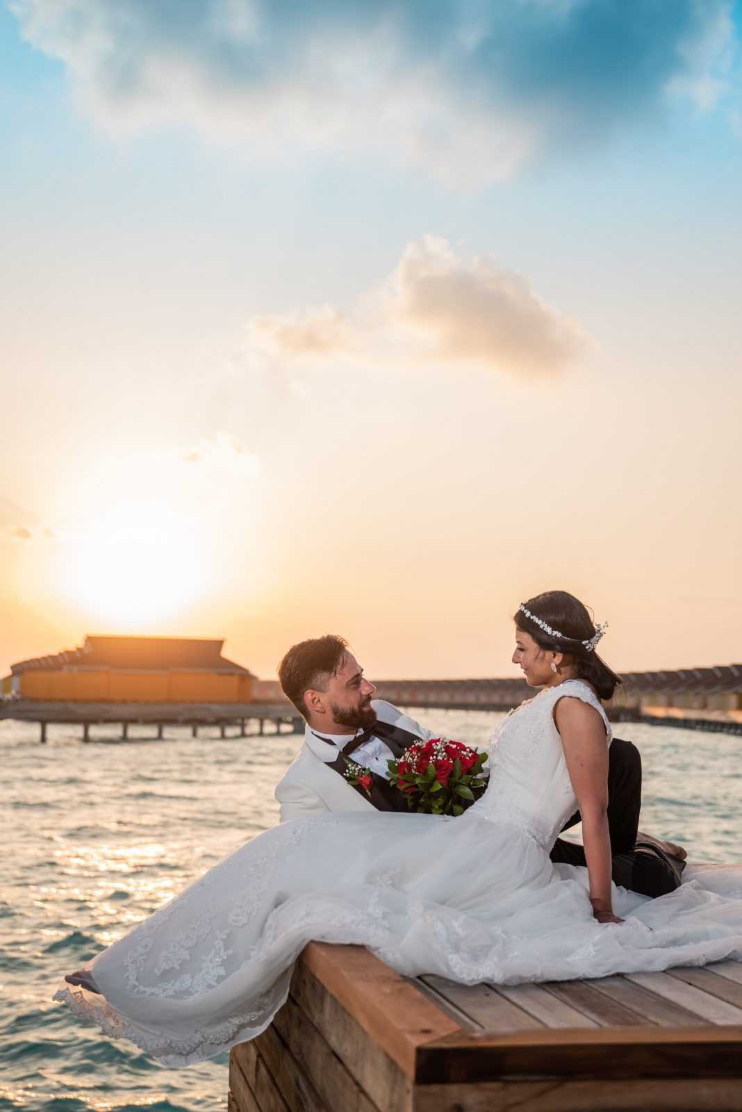 Свадьба на закате, Мальдивы